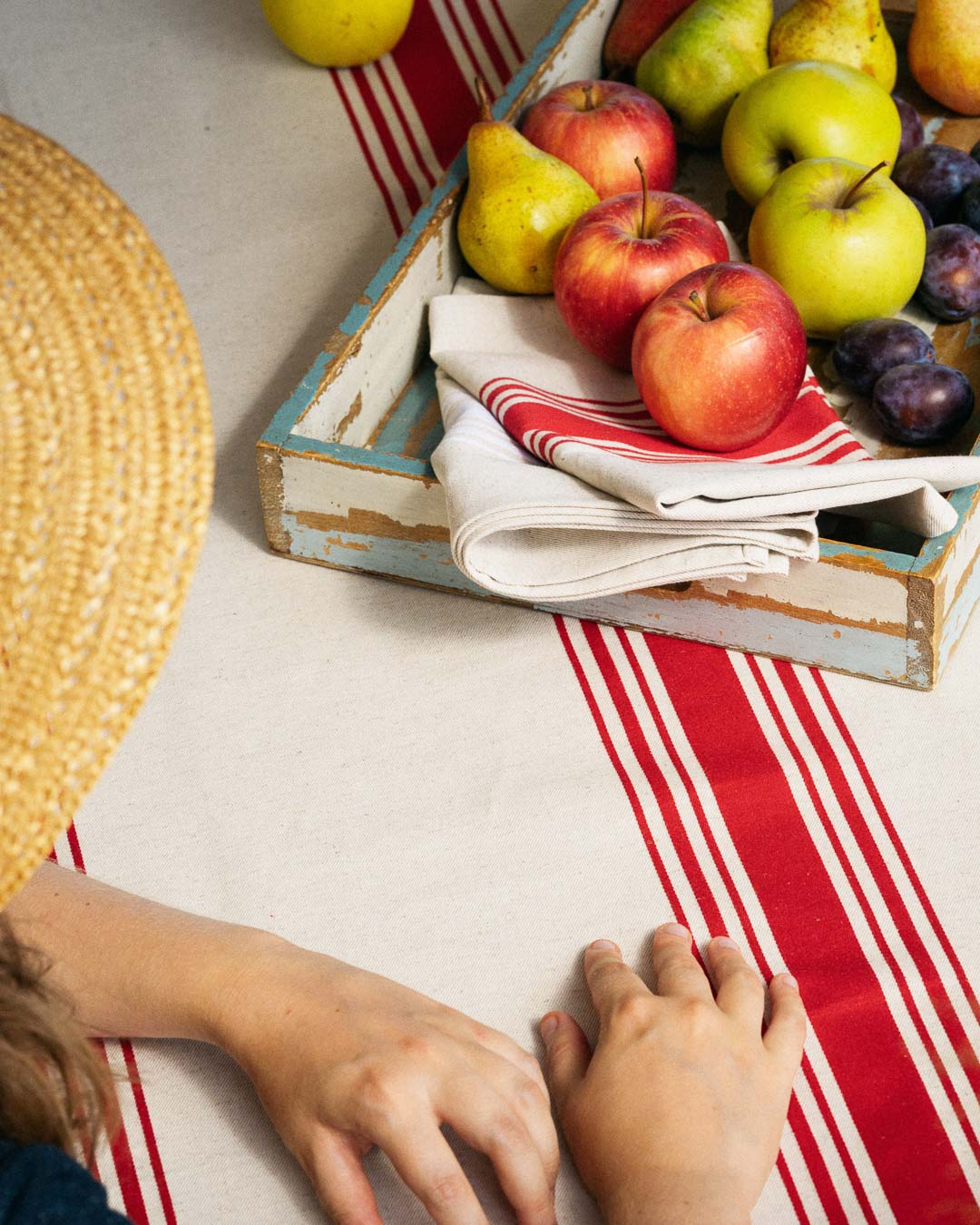 NAPPE ENDUITE COUTIL ROUGE