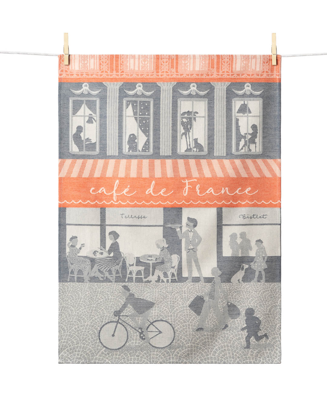 CAFÉ DE FRANCE KÜCHENTUCH