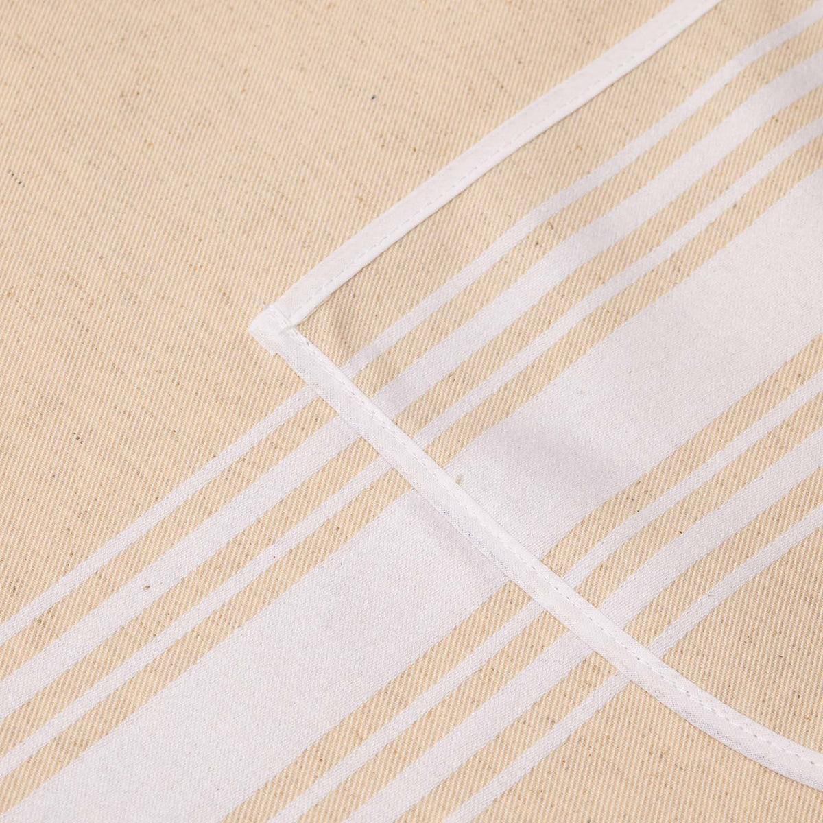 TABLIER COUTIL BLANC