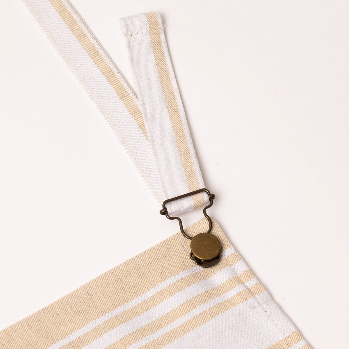TABLIER COUTIL BLANC