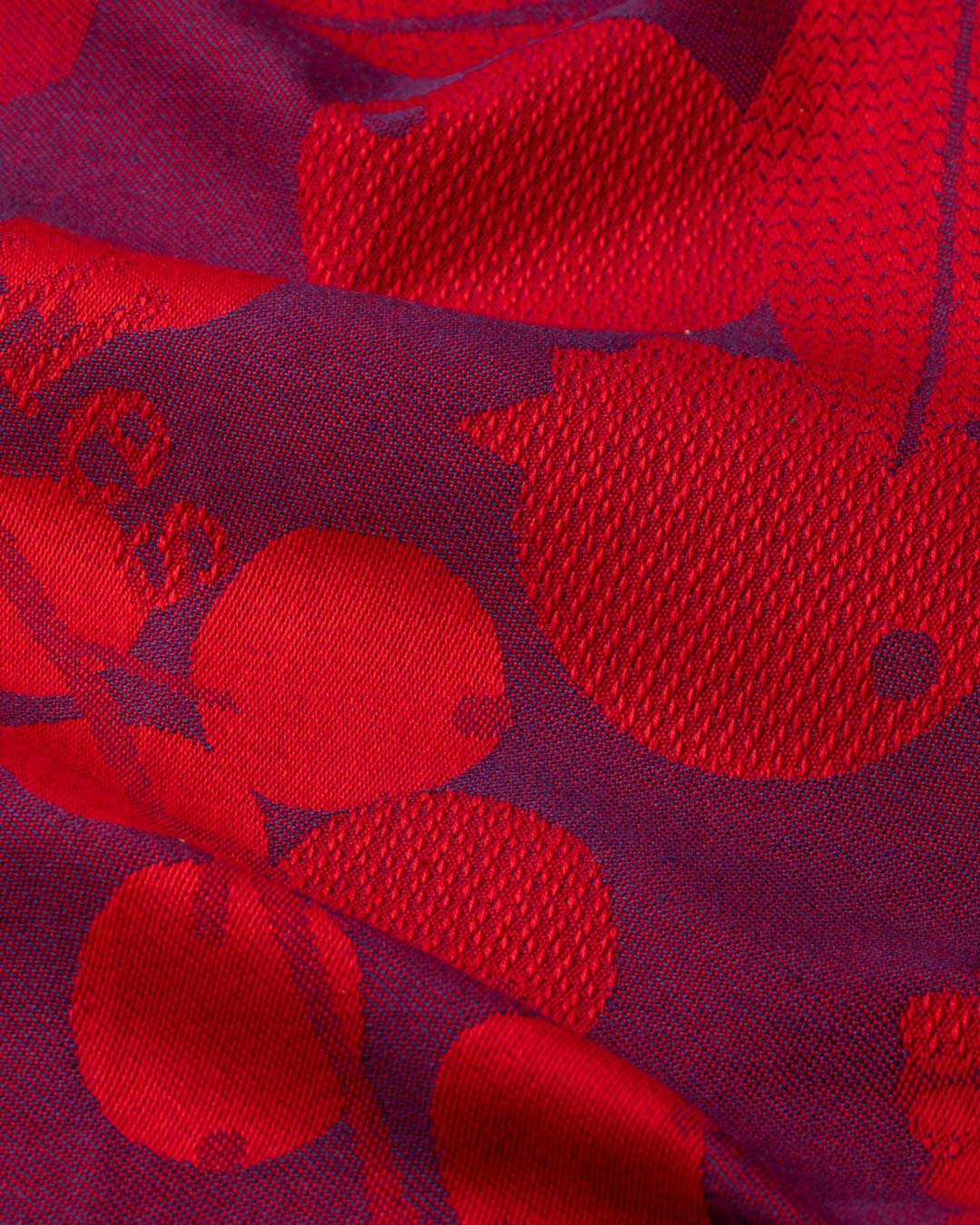 TORCHON FRUITS ROUGES