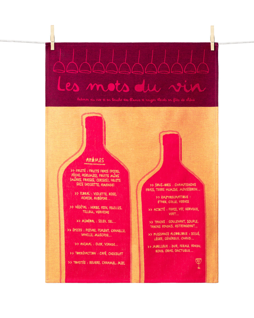 TORCHON MOTS DU VIN