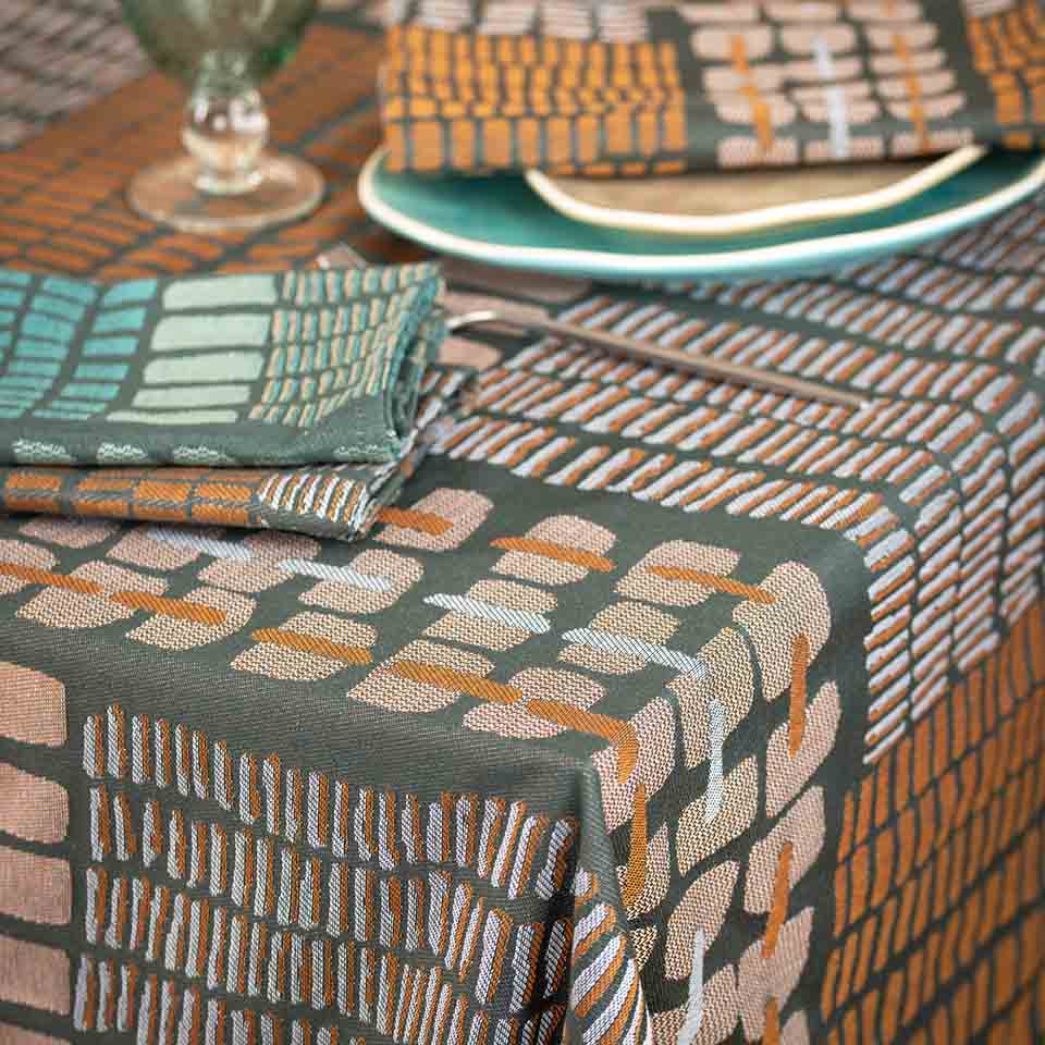 SERVIETTE ÉCAILLES ABRICOT