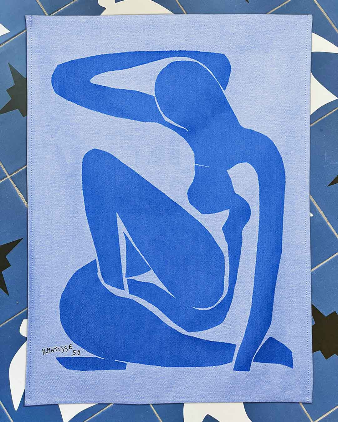 TORCHON NU BLEU I