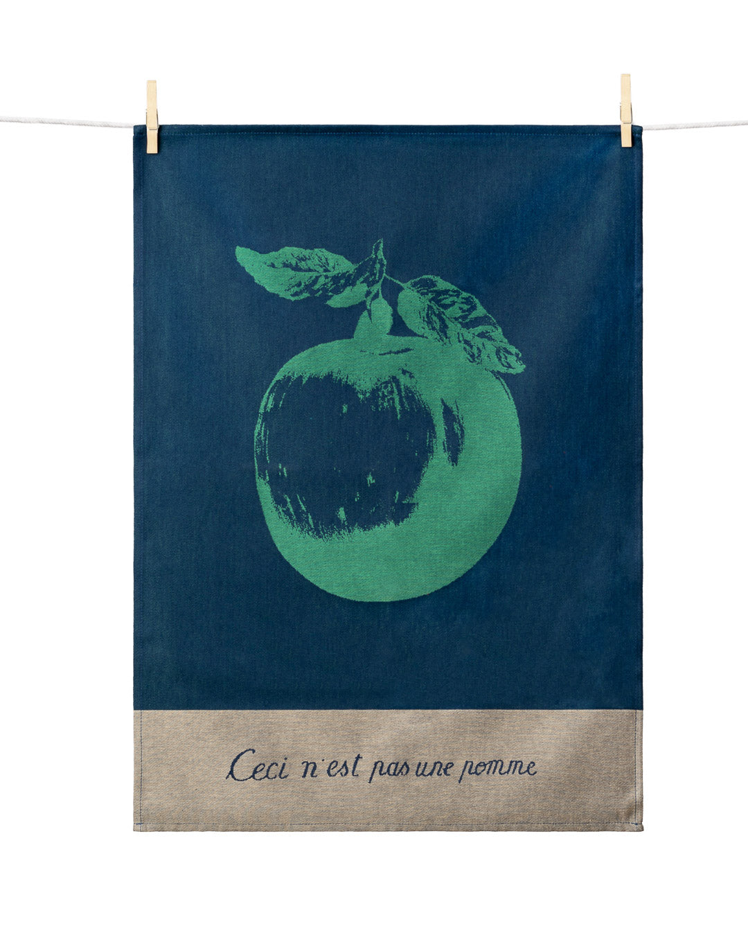 TORCHON CECI N'EST PAS UNE POMME